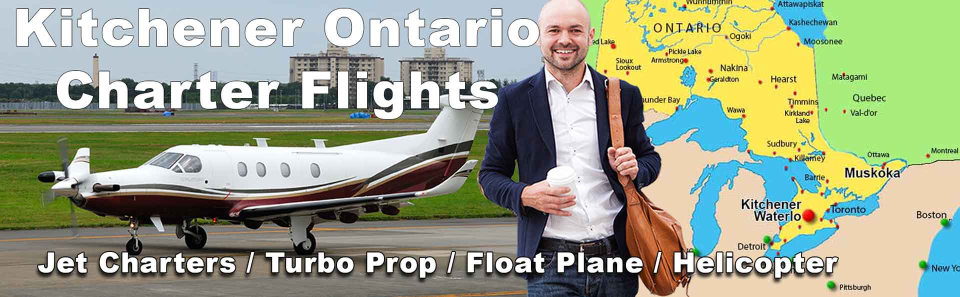 Kitchener–Waterloo charter flights—receive up to 3 competitive quotes